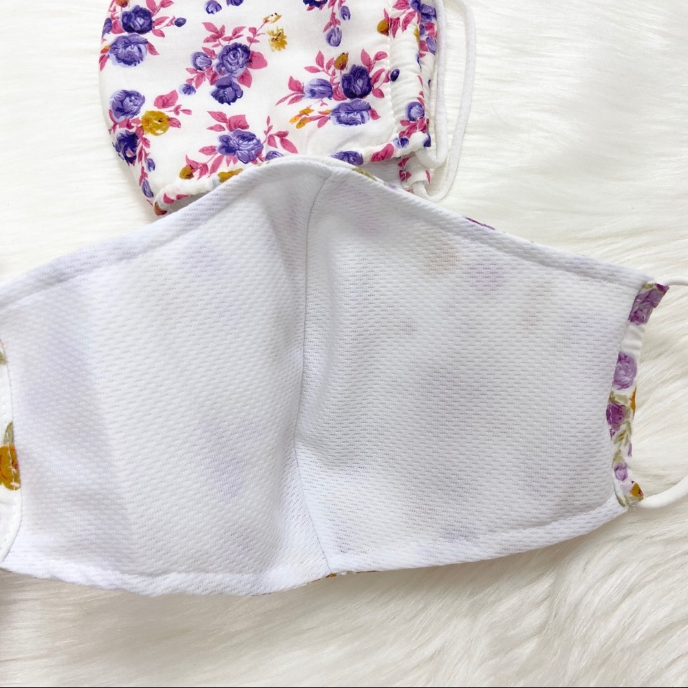 2 HANDMADE IN USA -  washable cotton face masks - Picture 3 of 5